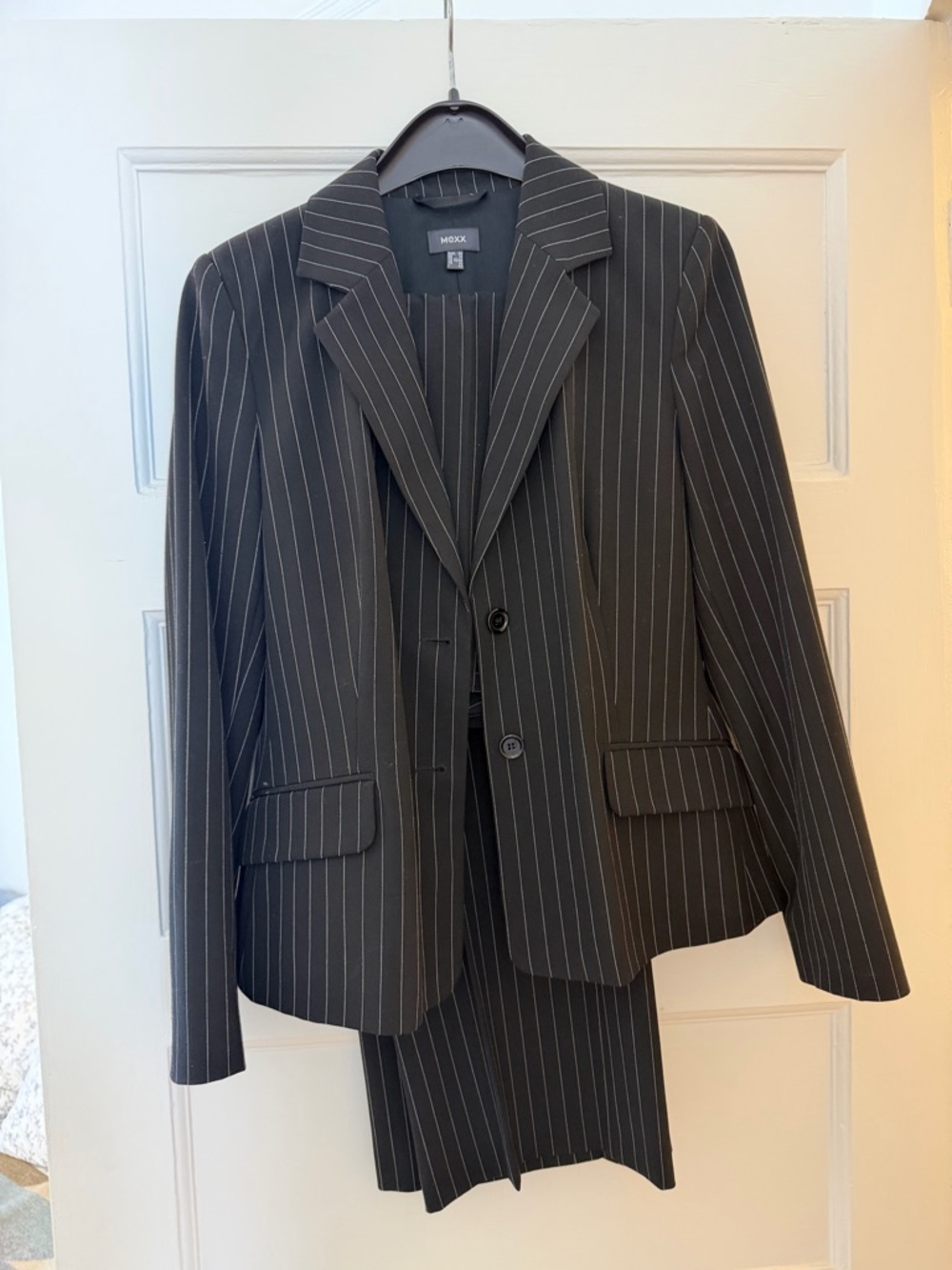 Mexx Women’s Black Pinstripe Pantsuit